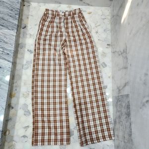 Princess Polly Wide Leg Pants 2 Elee High Waist Relaxed Flare, pleated, pattern